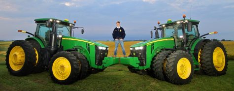 Farming has been part of senior Cale Claussens life for as long as he can remember. Earning his FFA degree was a meaningful accomplishment for his entire family.
Photo credit to Mark Mess.