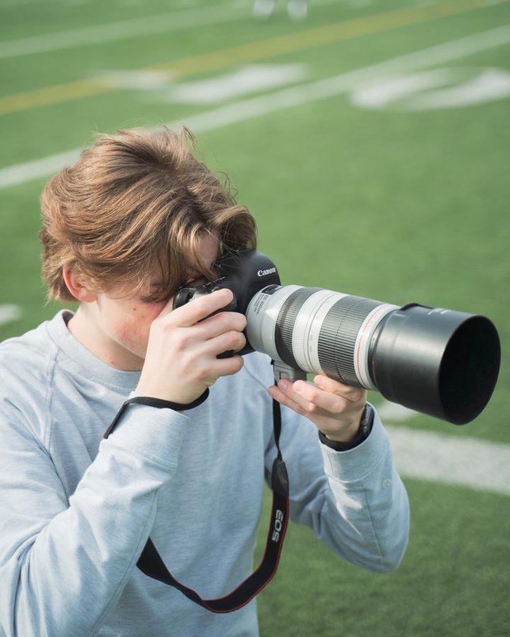 Drake Hanson created his photography account, 23media, that has become very well known at Pleasant Valley High School for his photography at school events. 