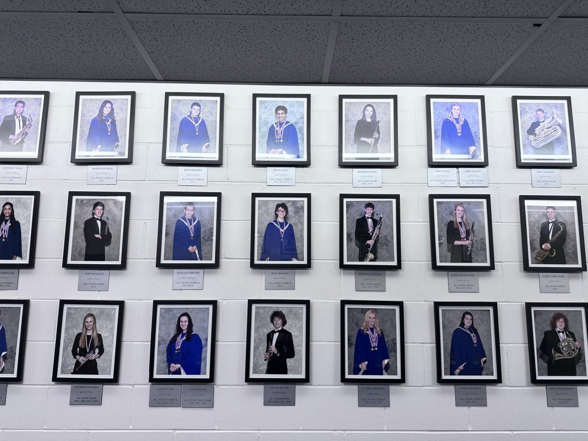 Within the hallways of the Pleasant Valley High School, all musicians who achieve the title of “all-state musician” will have a picture of themselves on the wall.
