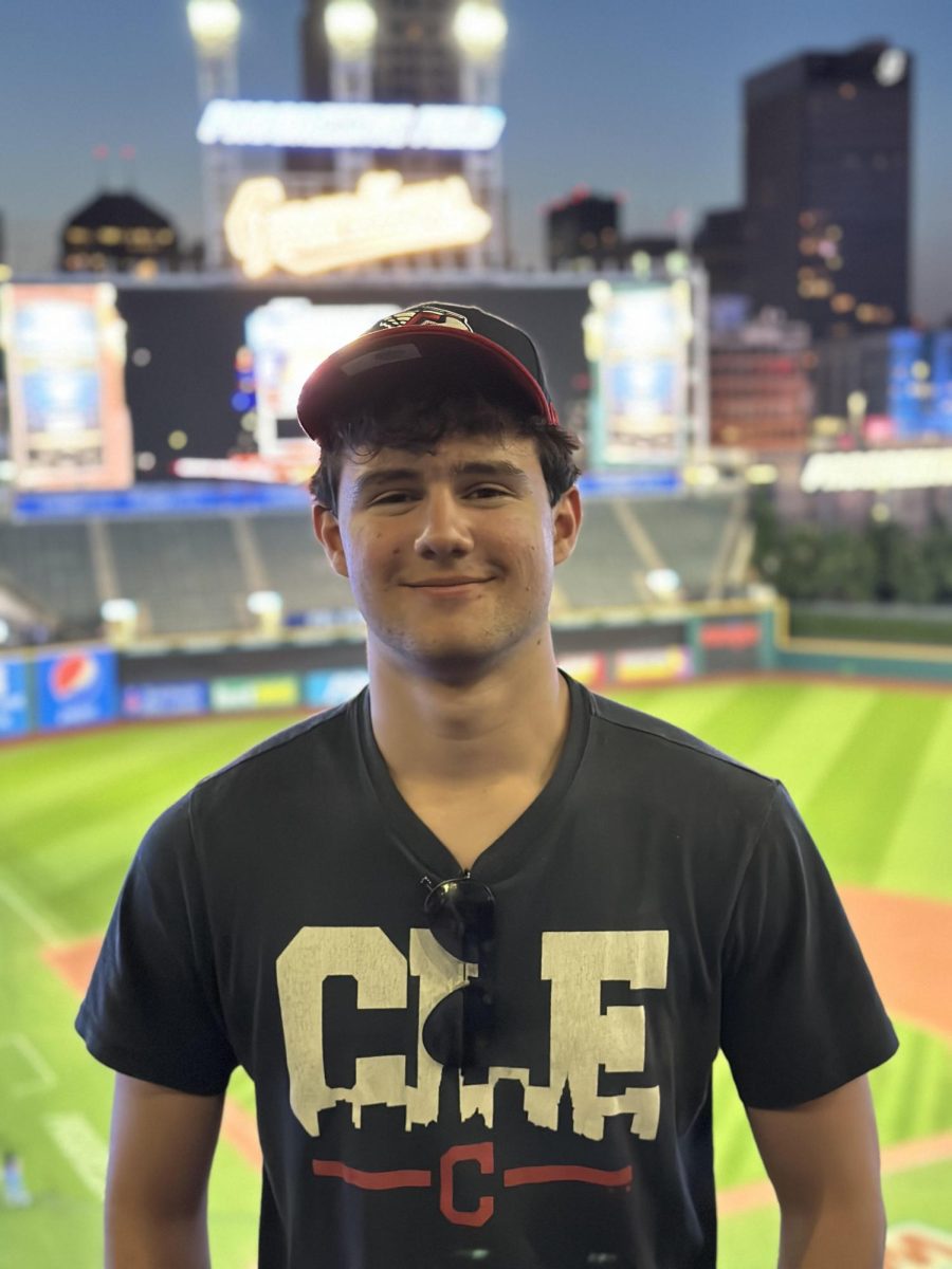 PV senior David Todd attends a Cleveland Guardians baseball game at Progressive Field. Like the Washington commanders, the Guardians changed their name from the Indians after backlash that the name was offensive to Native Americans. Photo credit to the Todd family.