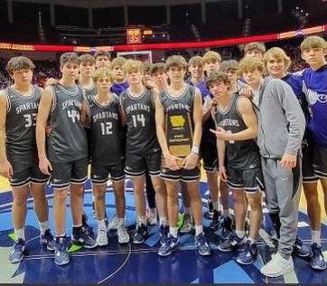 PV boys basketball team at the state tournament in March of 2023.
