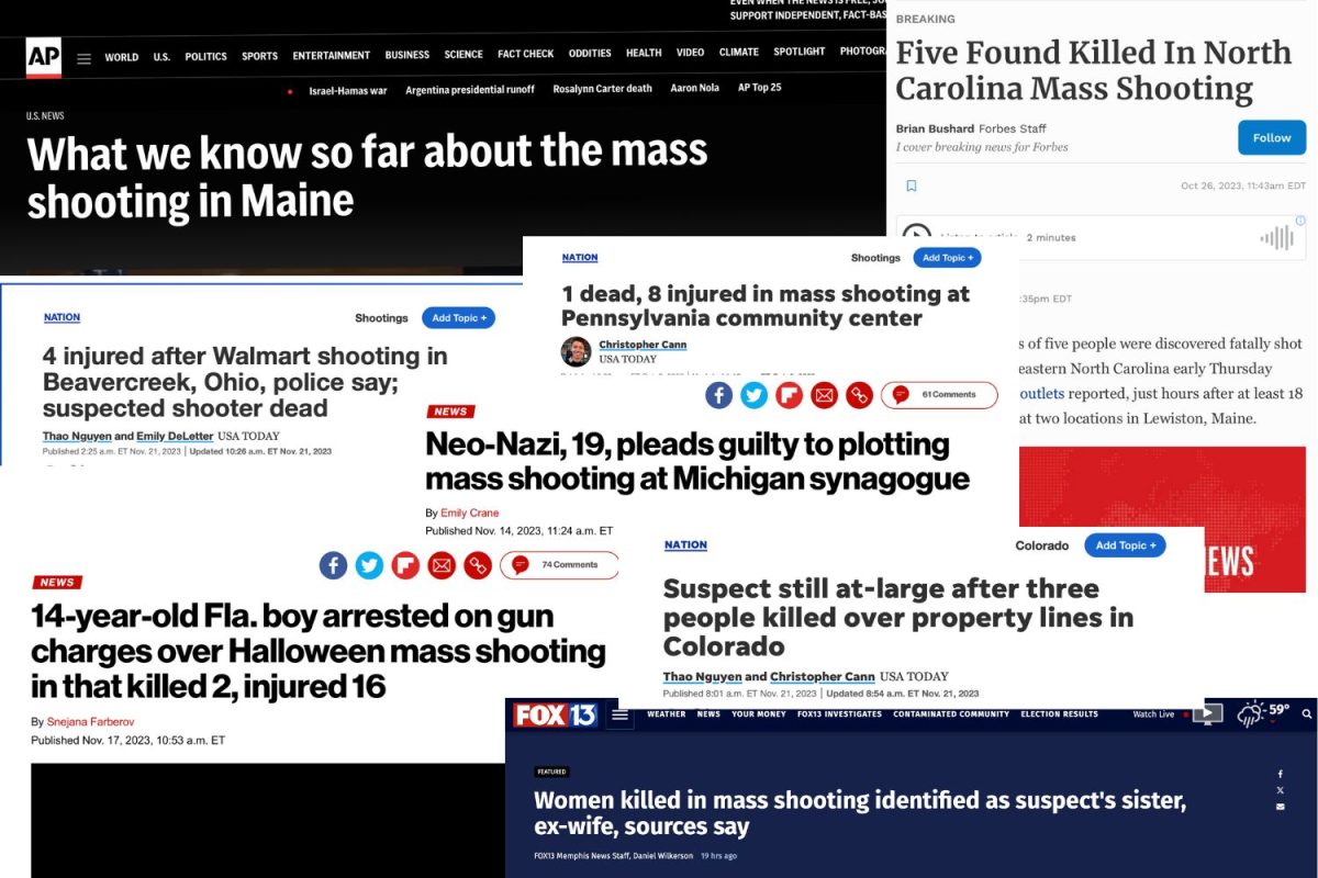 Americans+are+exposed+to+news+about+tragic+mass+shootings+so+regularly+that+the+impact+of+each+individual+tragedy+is+reduced.