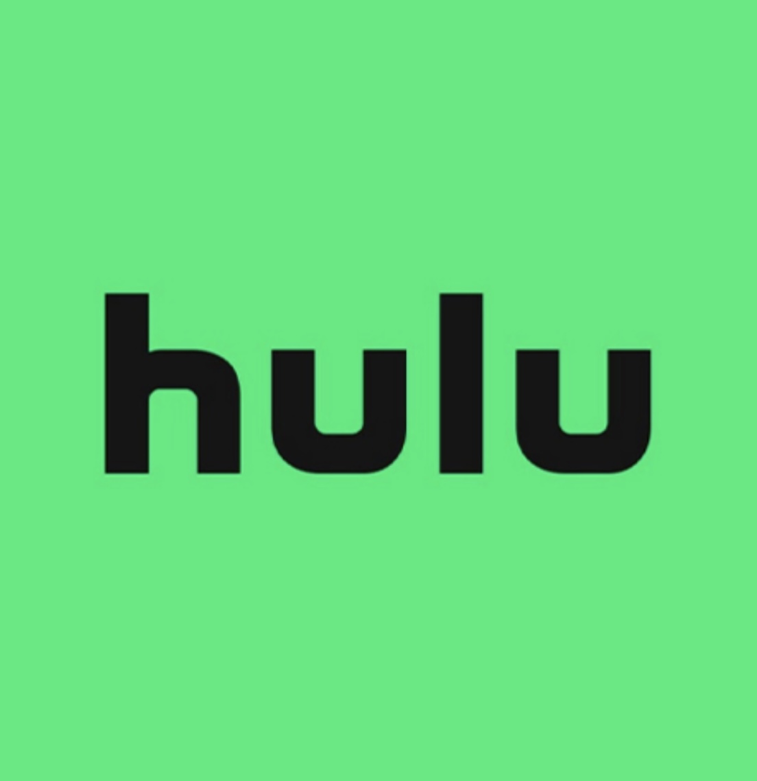 The Hulu logo can be seen which is where all of the mentioned shows can be found.