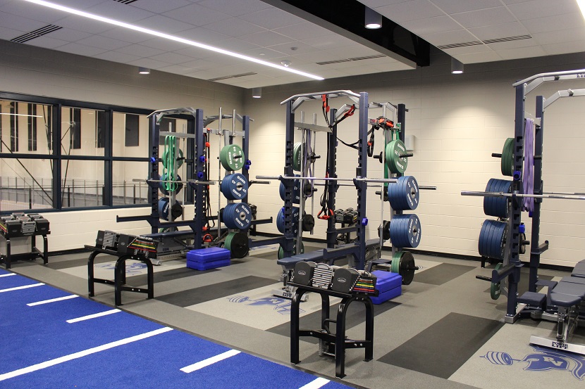  A glimpse of the Spartan weight room where many PV athletes do their off season workouts. 