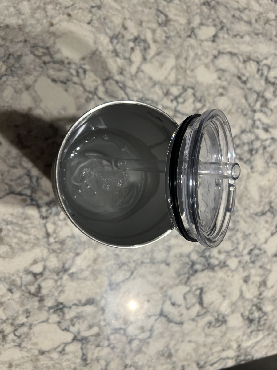 A cup of water prior to flavor add-ons following the ‘water-tok’ trend.