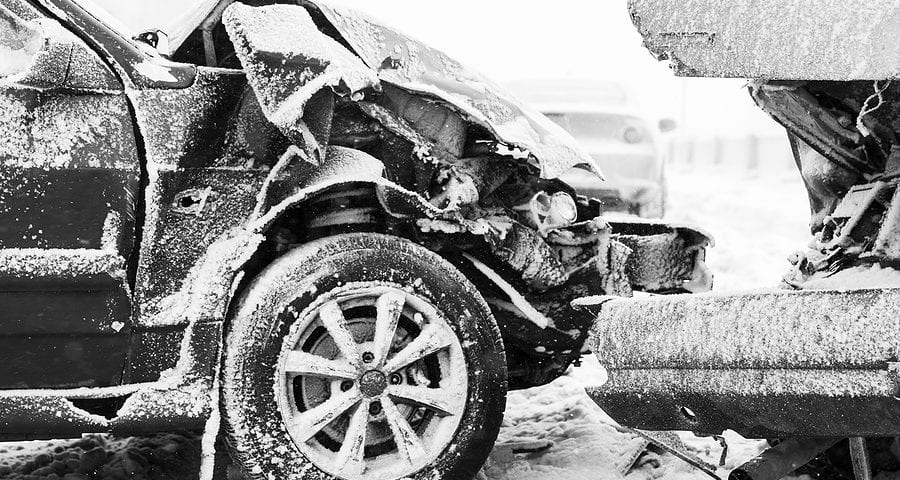 Accidents in the winter skyrocket for most new drivers.