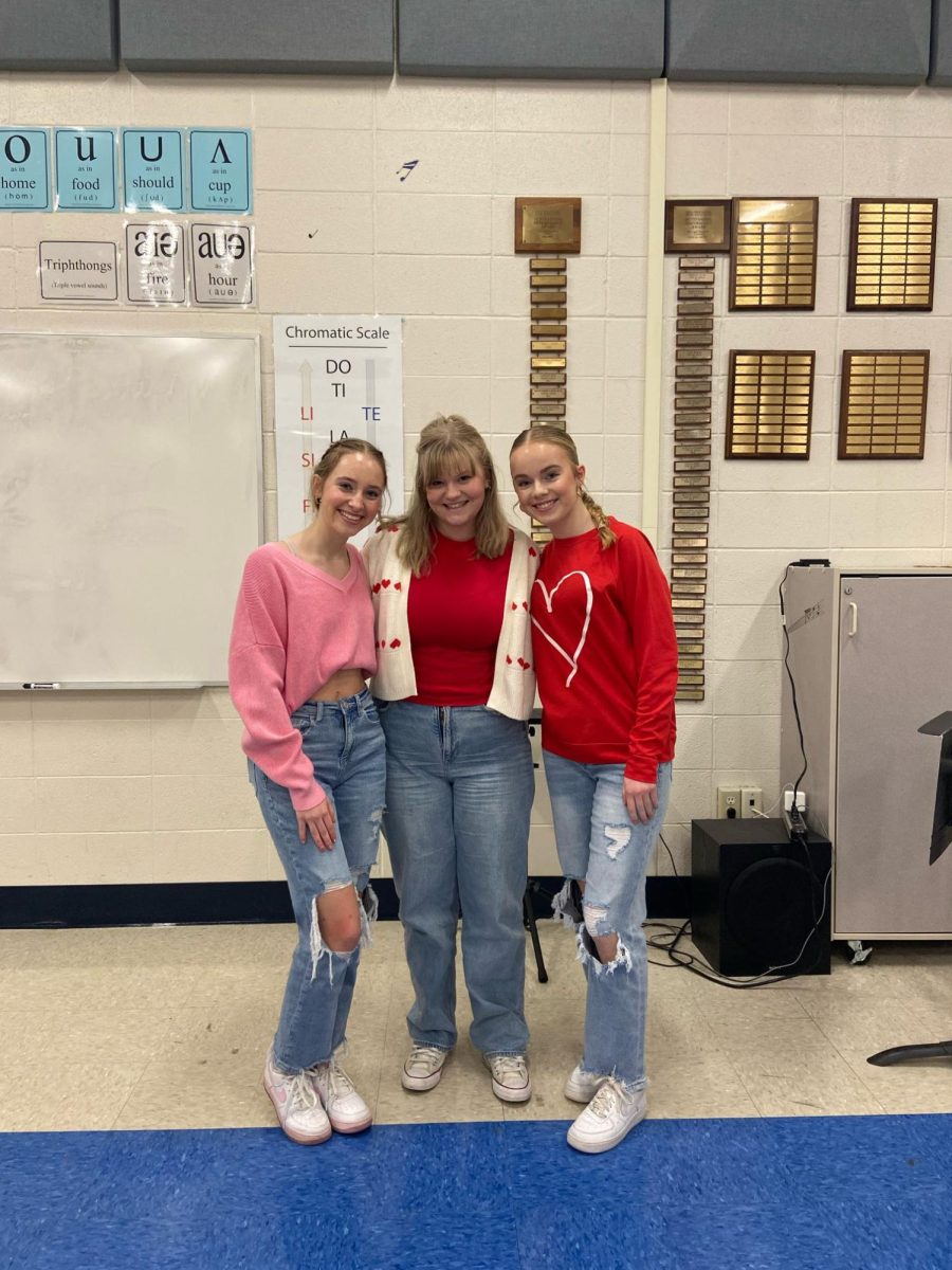 Pleasant Valley students dress up to spread love on Valentine’s Day.
Photo credit: Katelyn Chen