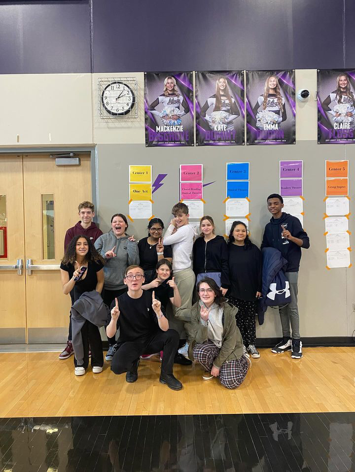 Cast of the 9th grade one act play, Commercials, received division 1 ratings at district speech competition, progressing to the state level
Photo Credit: Ryan Pottratz