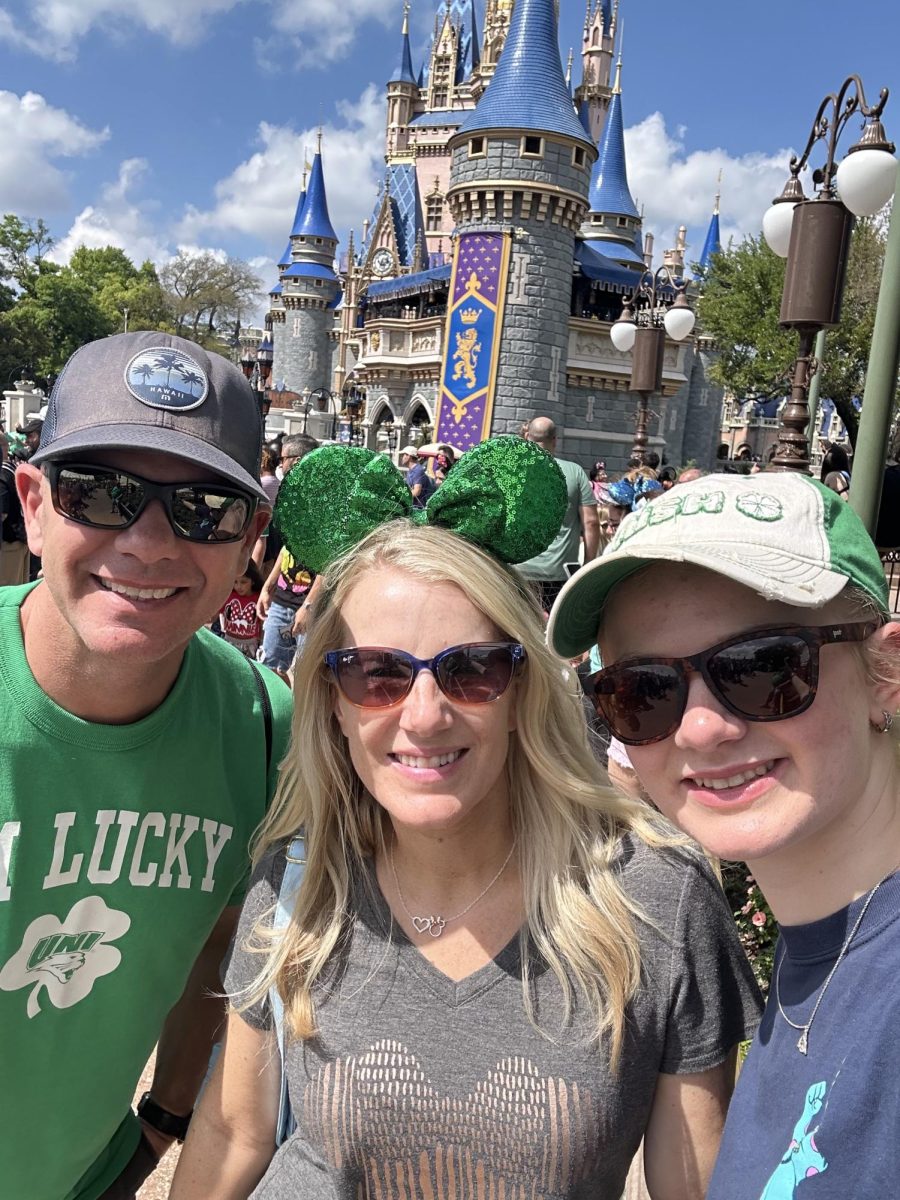  Sophomore Brenna France celebrated St. Patrick’s day with her family in Disney world.
Photo Credit Brenna France