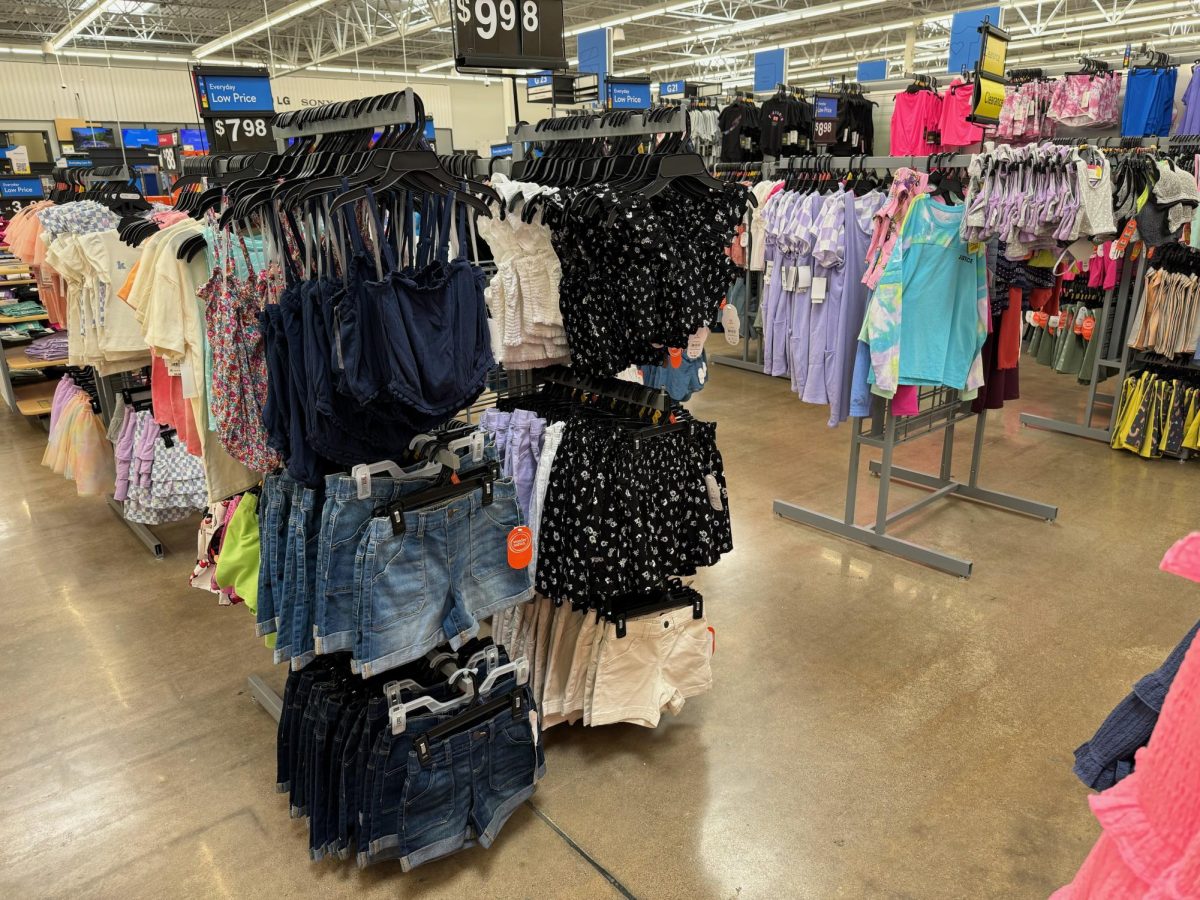 The girl’s clothing section at Walmart offers a wide variety of options for Summer clothes. 
