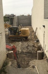 Construction is in full swing as Pleasant Valley expands with five new science classrooms. The expansion addresses the growing congestion on the upper floor.