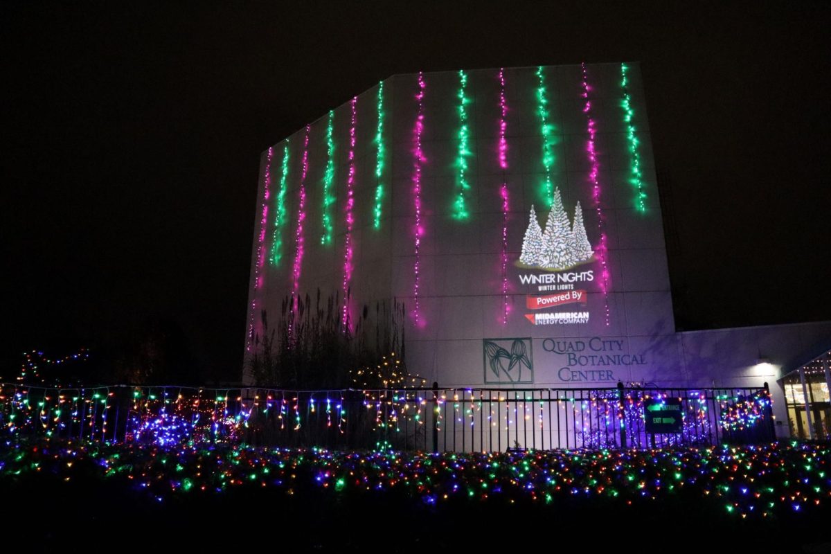 The Quad City Botanical Center lit up in last year’s 7th consecutive Christmas display

Photo Credit To: Quad City Botanical Center 