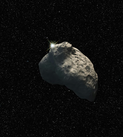 An asteroid similar to 2024 PT5 in orbit around Earth.

Photo credit: NASA Hubble Space Telescope on unsplash