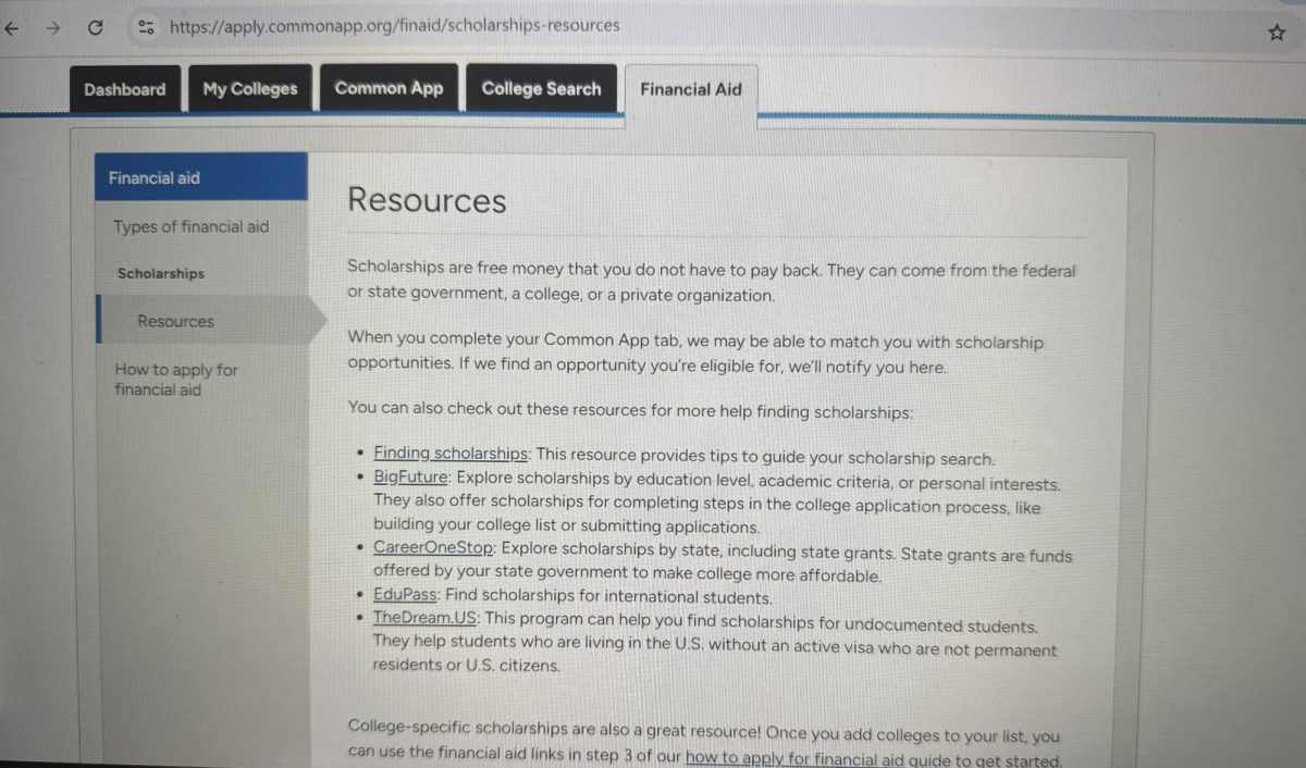 Students can access new scholarship resources by heading over to the financial aid tab on Common App. Each link connects them with generous aid opportunities.