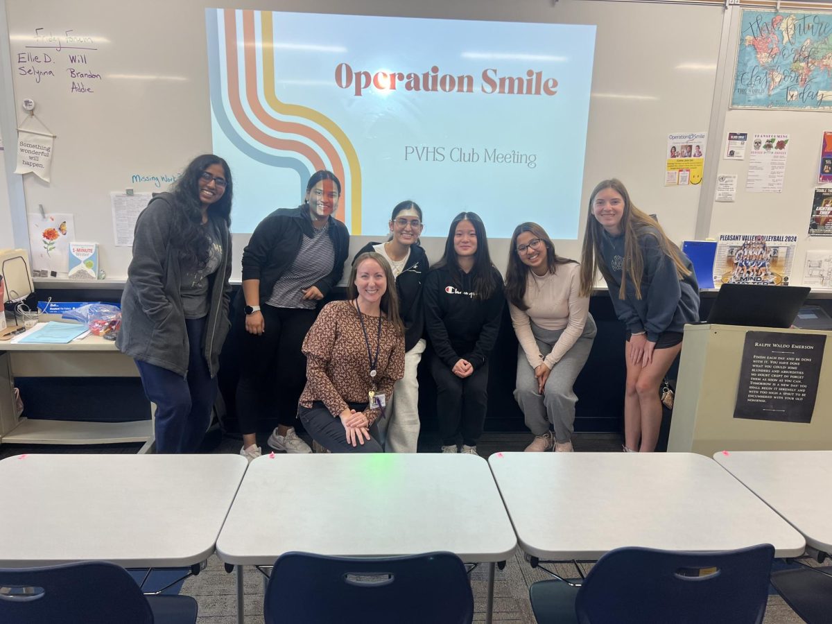 The PVHS Operation Smile club held its second meeting of the year to discuss service projects and learn about cleft lip and palate.