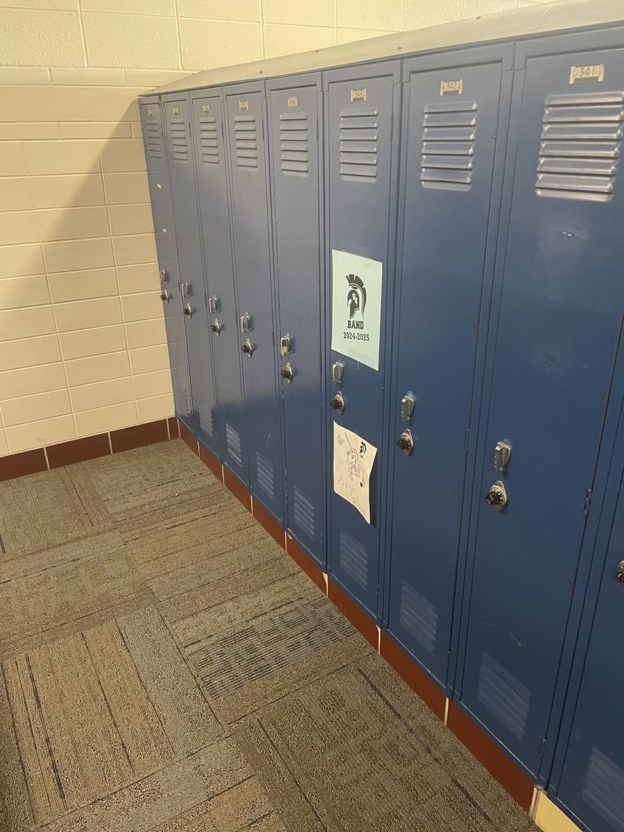 Lockers located on the second floor that receive little use.