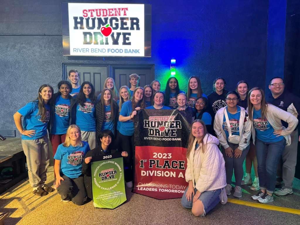 The Spartan Assembly won 1st place in Division A for the Student Hunger Drive in 2023. 

Photo Credit: Olivia Beam