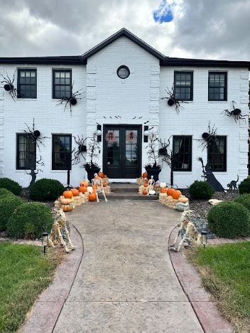 The Halloween season promotes fun festivities and decorations to get into the spooky spirit. Pumpkins, witches, spiders and skeletons are popular decoration choices for houses.

Photo Credit: Courtney Tinsman 