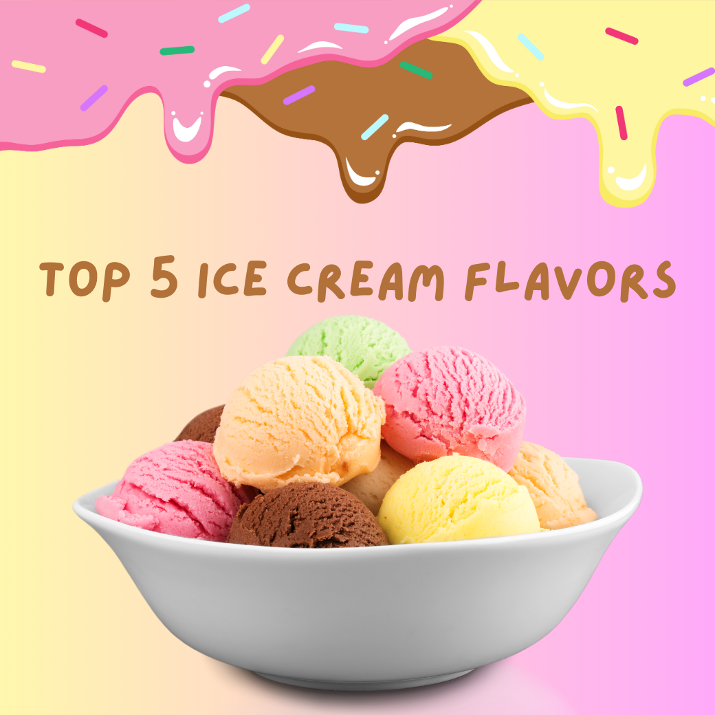 Top 5 ice cream flavors