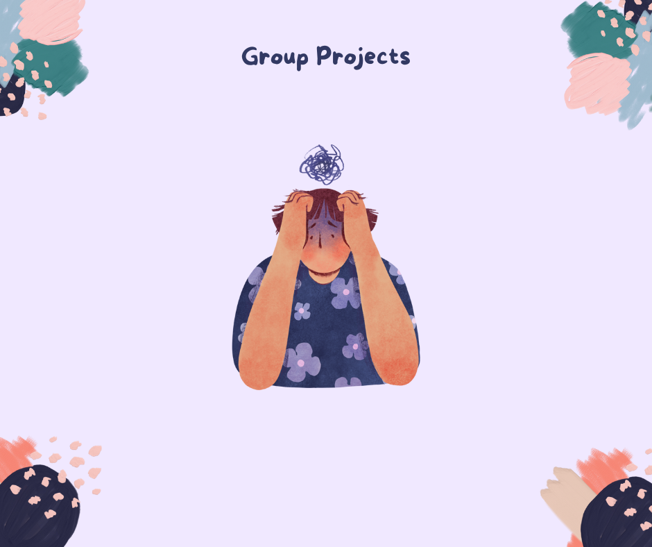 Group projects create stress and promotes laziness.

