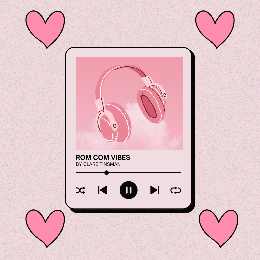 Tune into this playlist to listen to favorite rom com songs!

