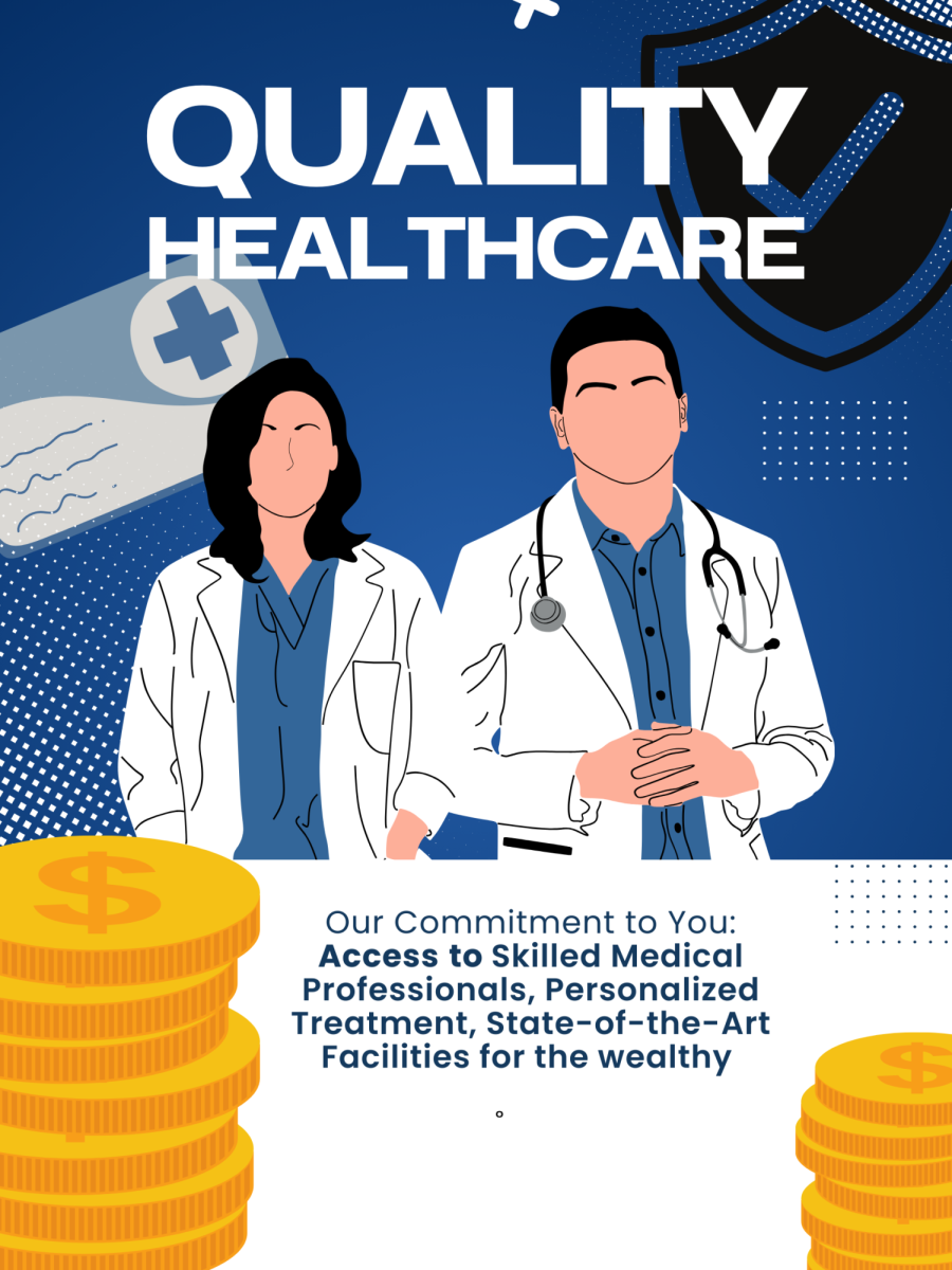 Infographic exposing the hidden truth of the American healthcare system 
Created via. Canva
