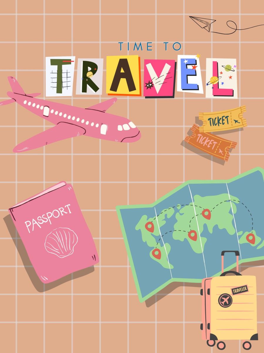 Graphic depicting popular items associated with traveling.

Created via. Canva