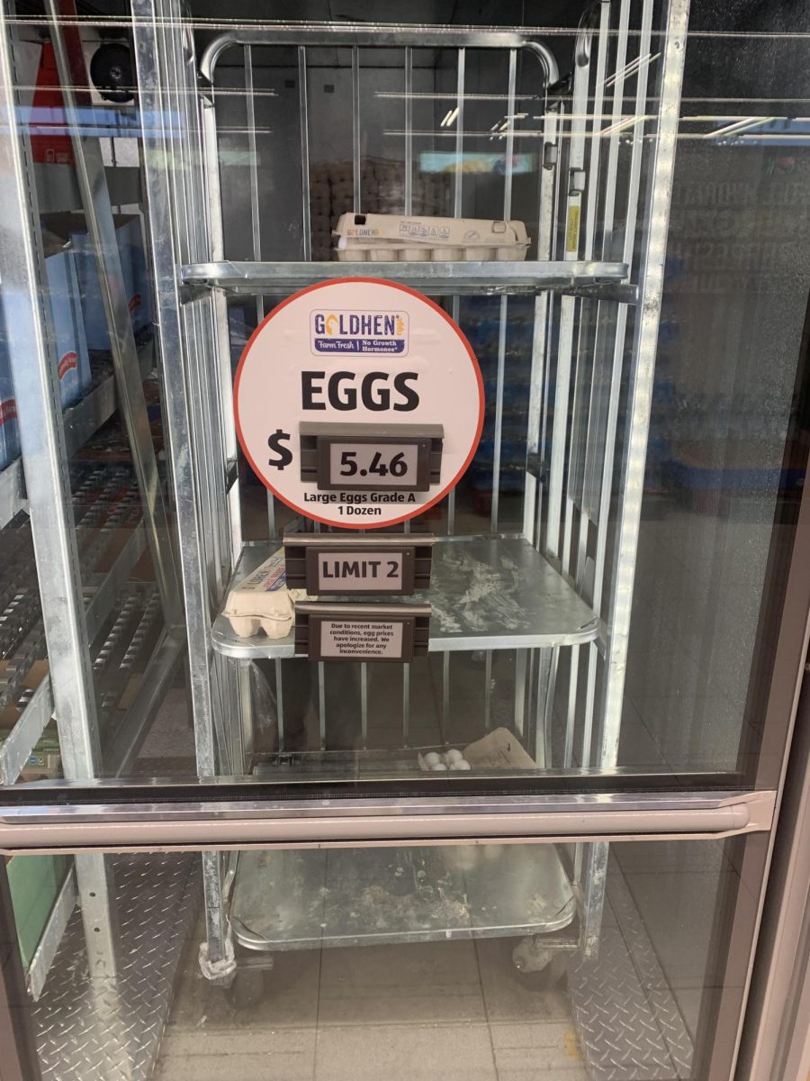 Egg prices have shot up at local grocery stores, making it difficult for consumers to add them to their shopping list.