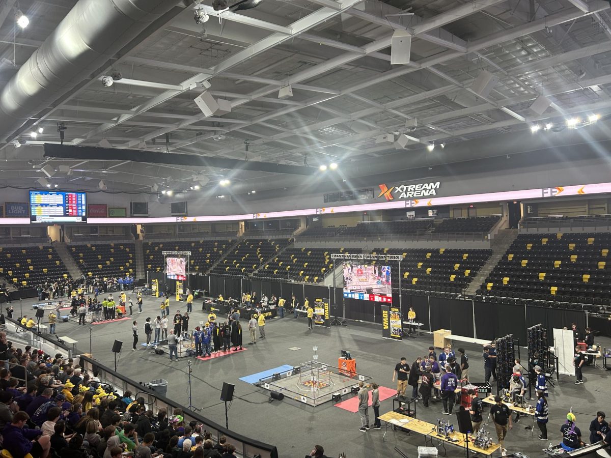 Iowa’s First Tech Challenge Championship was held in Xtreme Arena, at Iowa City. There were 72 teams who qualified for the competition.