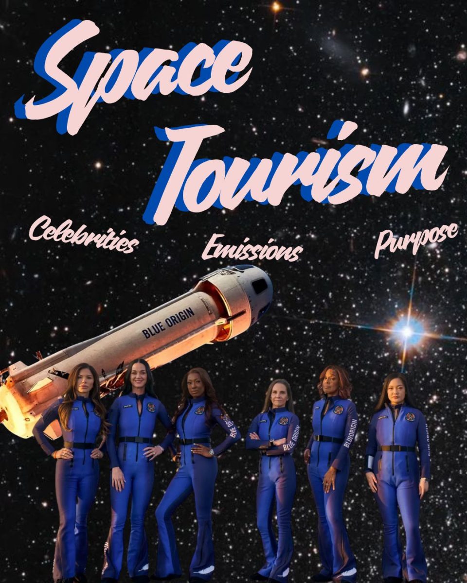 Famous female celebrities, including Katy Perry, Aisha Bowe, Amanda Nguyen, Gayle King, Kerryanne Flynn, and Lauren Sánchez, embarked on a space tourism flight. The purpose of their trip has been controversial.