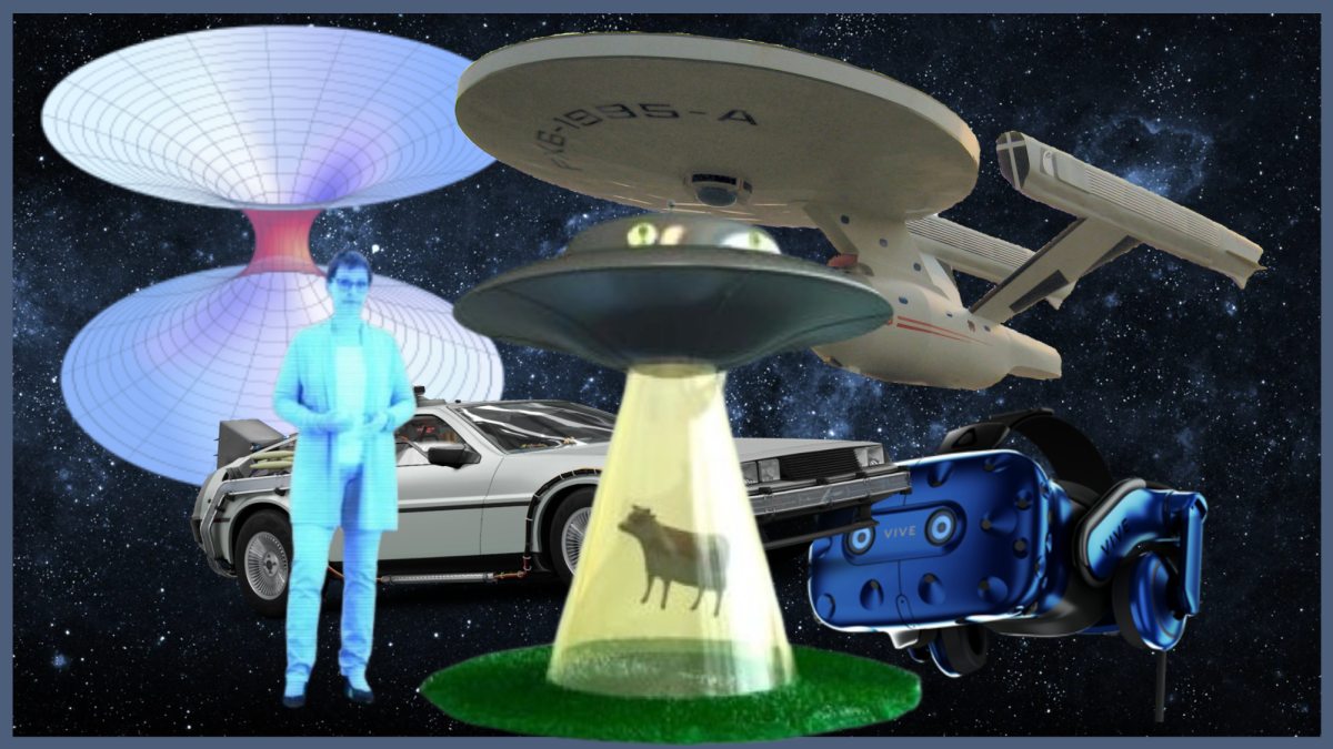 Pictured are the six science fiction ideas ranked in the article. Read on to learn which idea was placed where!
