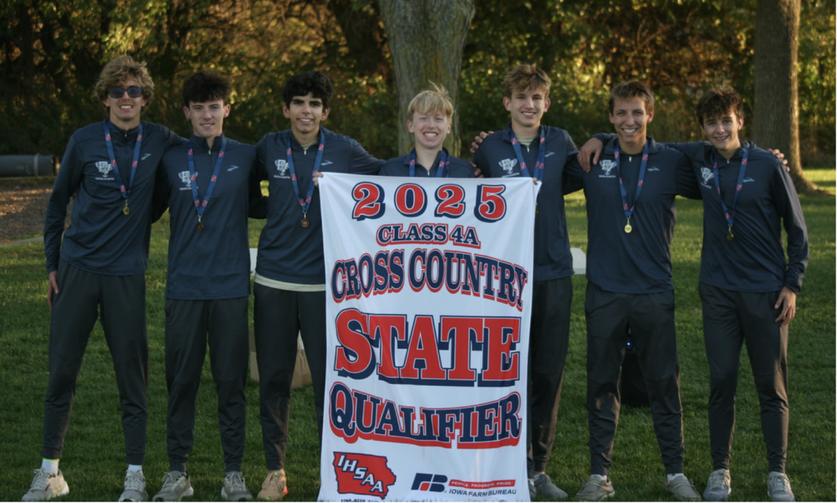 PV Boys XC State varsity team after winning Districts